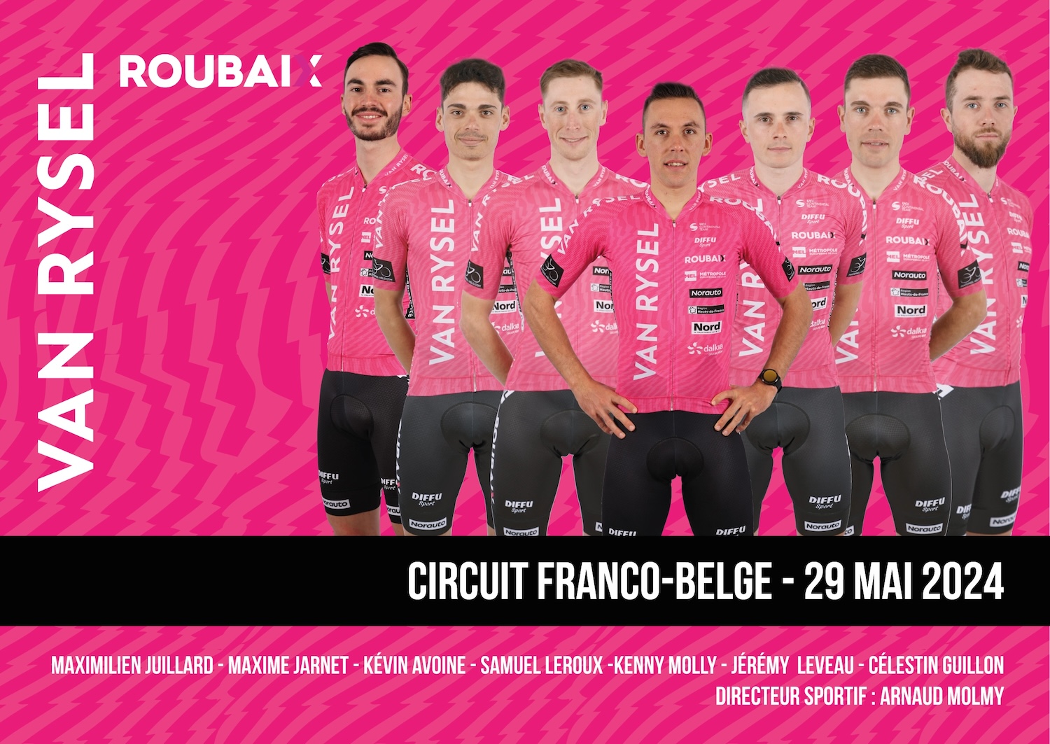 CIRCUIT FRANCOBELGE 2024 PRESENTATION ET COMPO Velo Club Roubaix